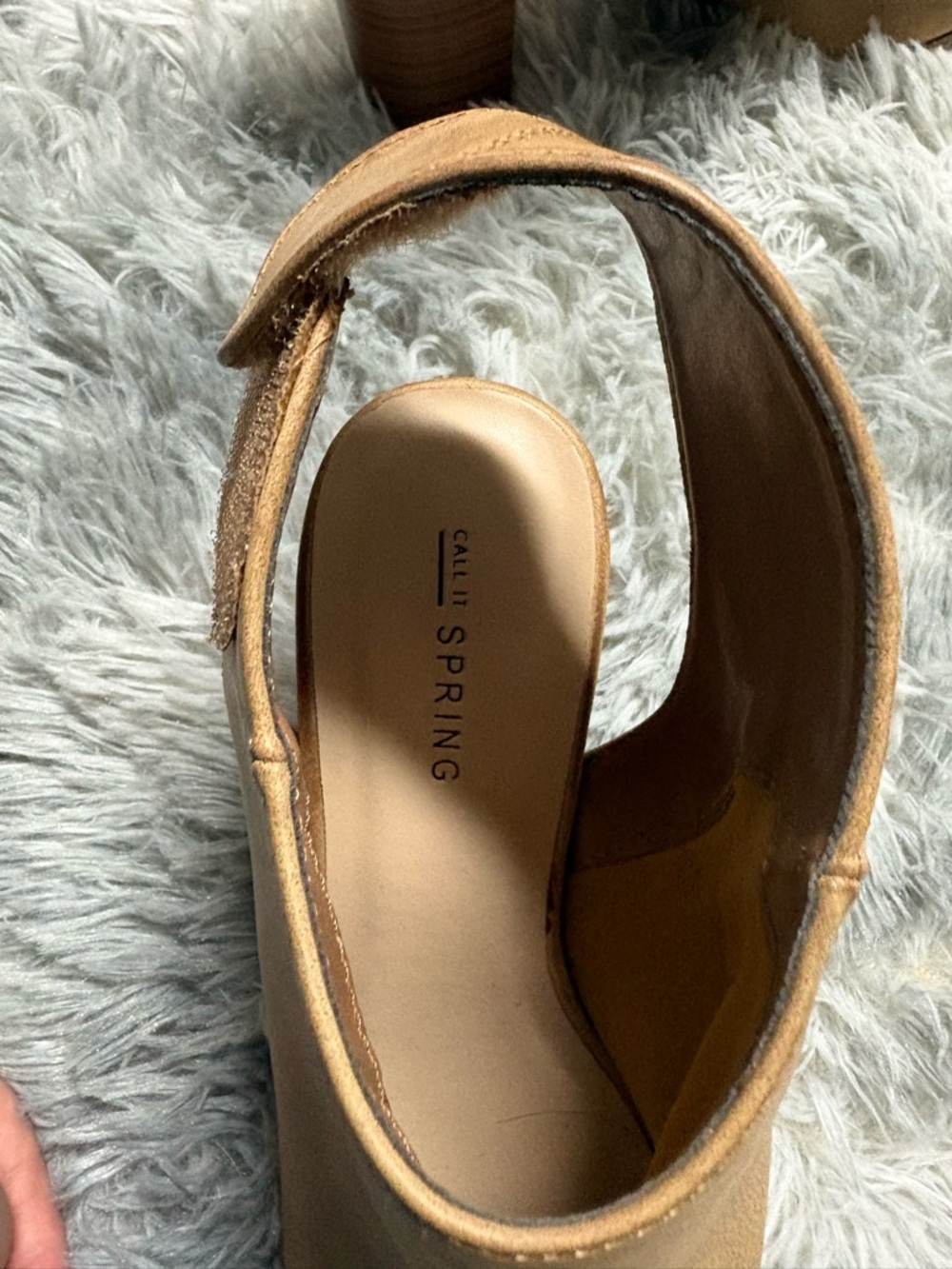 Call It Spring Tan Open-Toe Mules - Picture 4 of 6